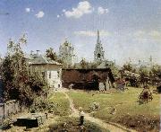 unknow artist Moscow courtyard USA oil painting reproduction